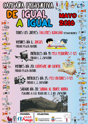 CAMPAÑA PREVENTIVA DE IGUAL A IGUAL - MAYO 2016